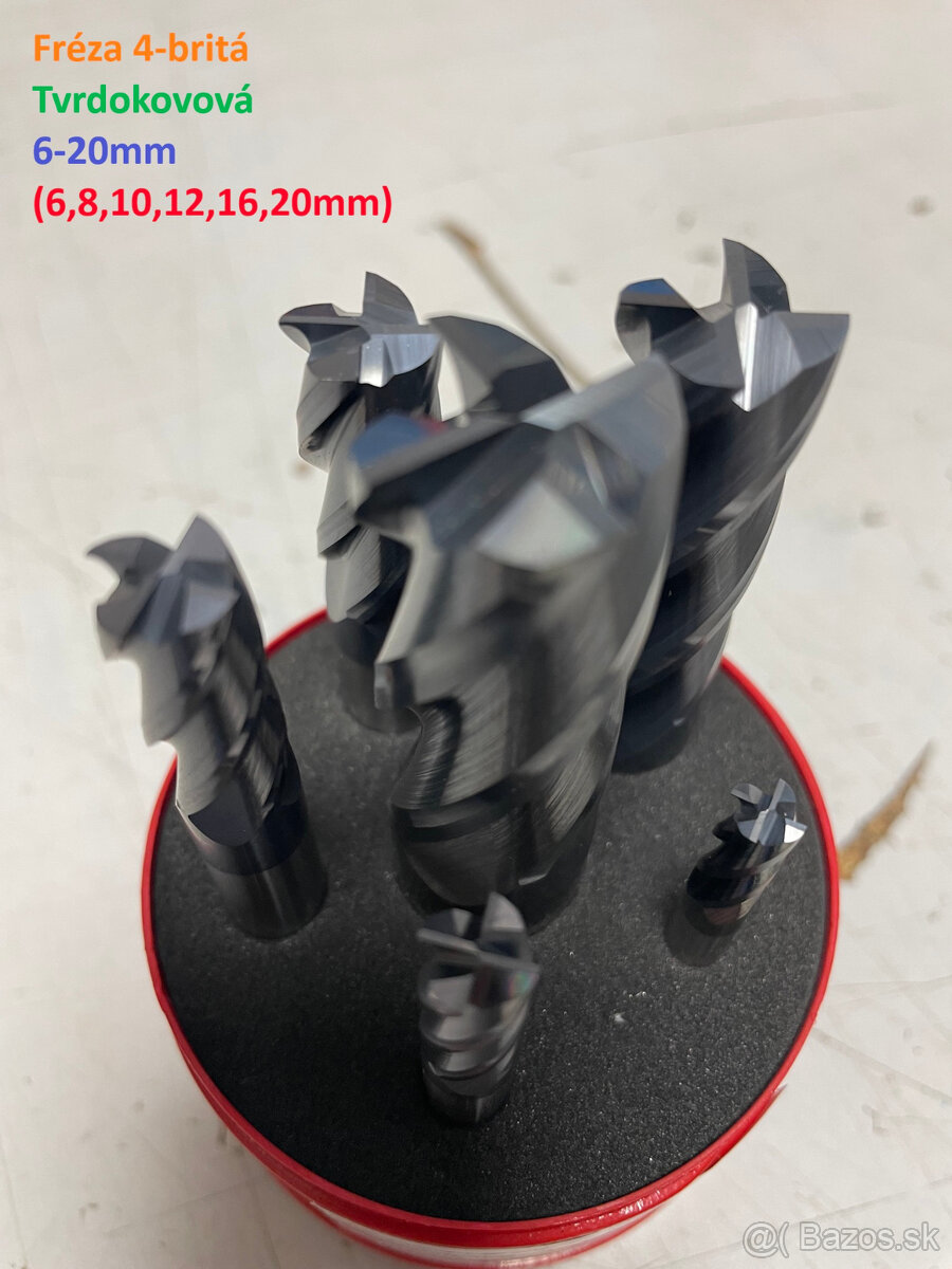 Predám sady stopkových fréz KOBALT a TVRDOKOV - 10