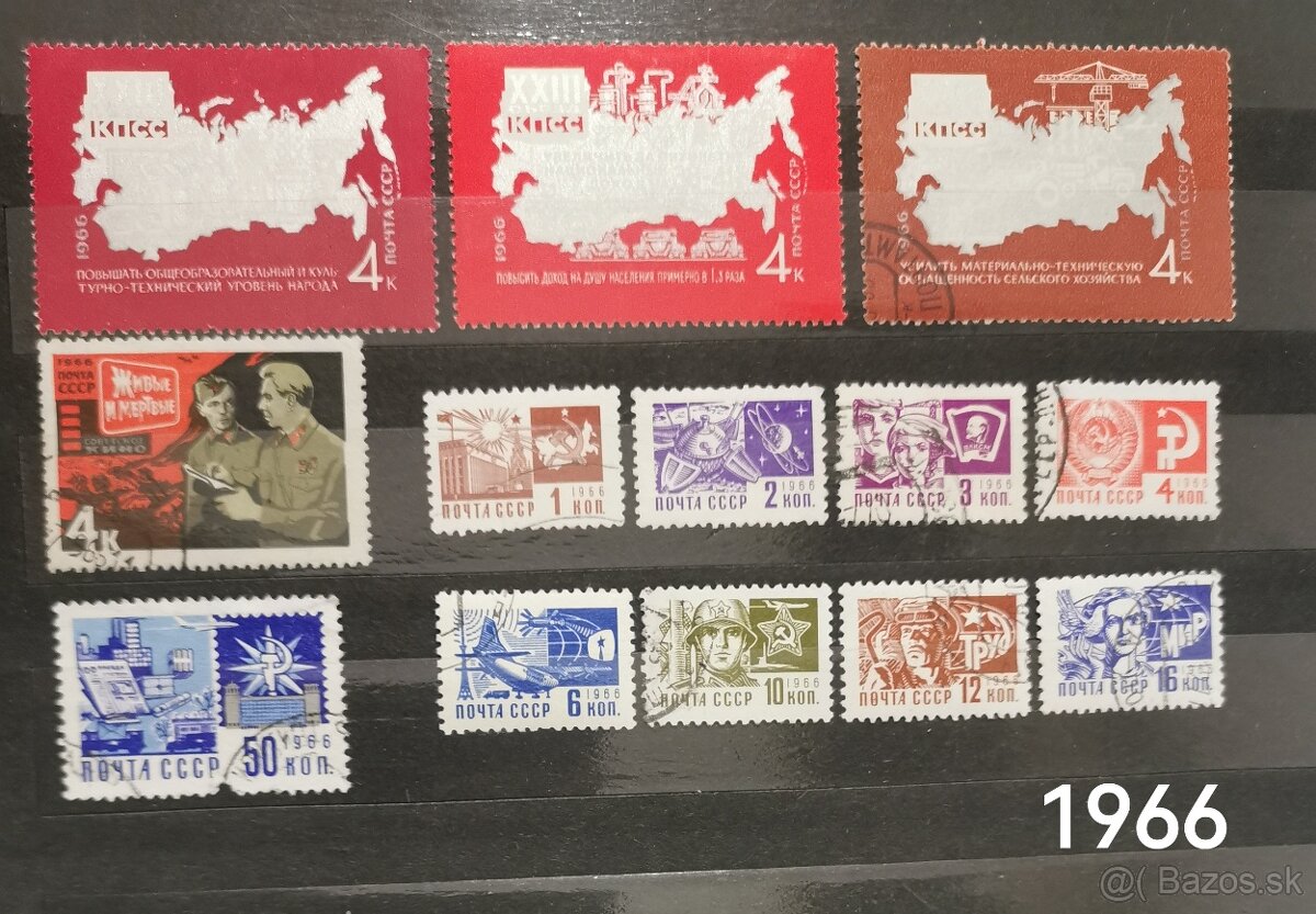 Predám známky ZSSR - 10