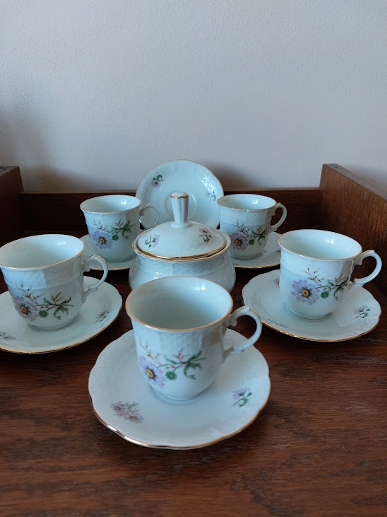 Karlovarsky porcelan - mokka salocky - 10