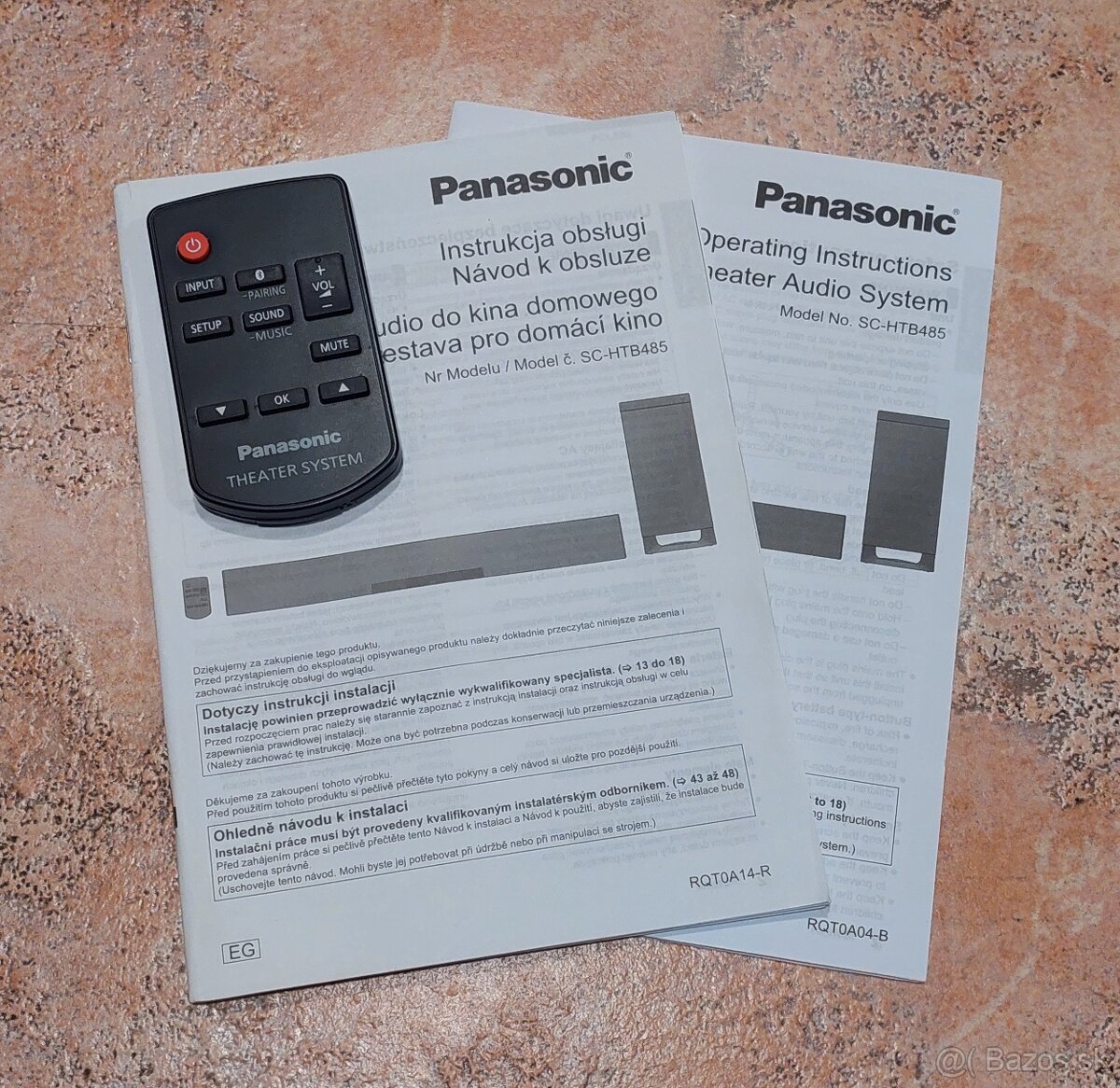 Soundbar PANASONIC + Subwoofer - 10