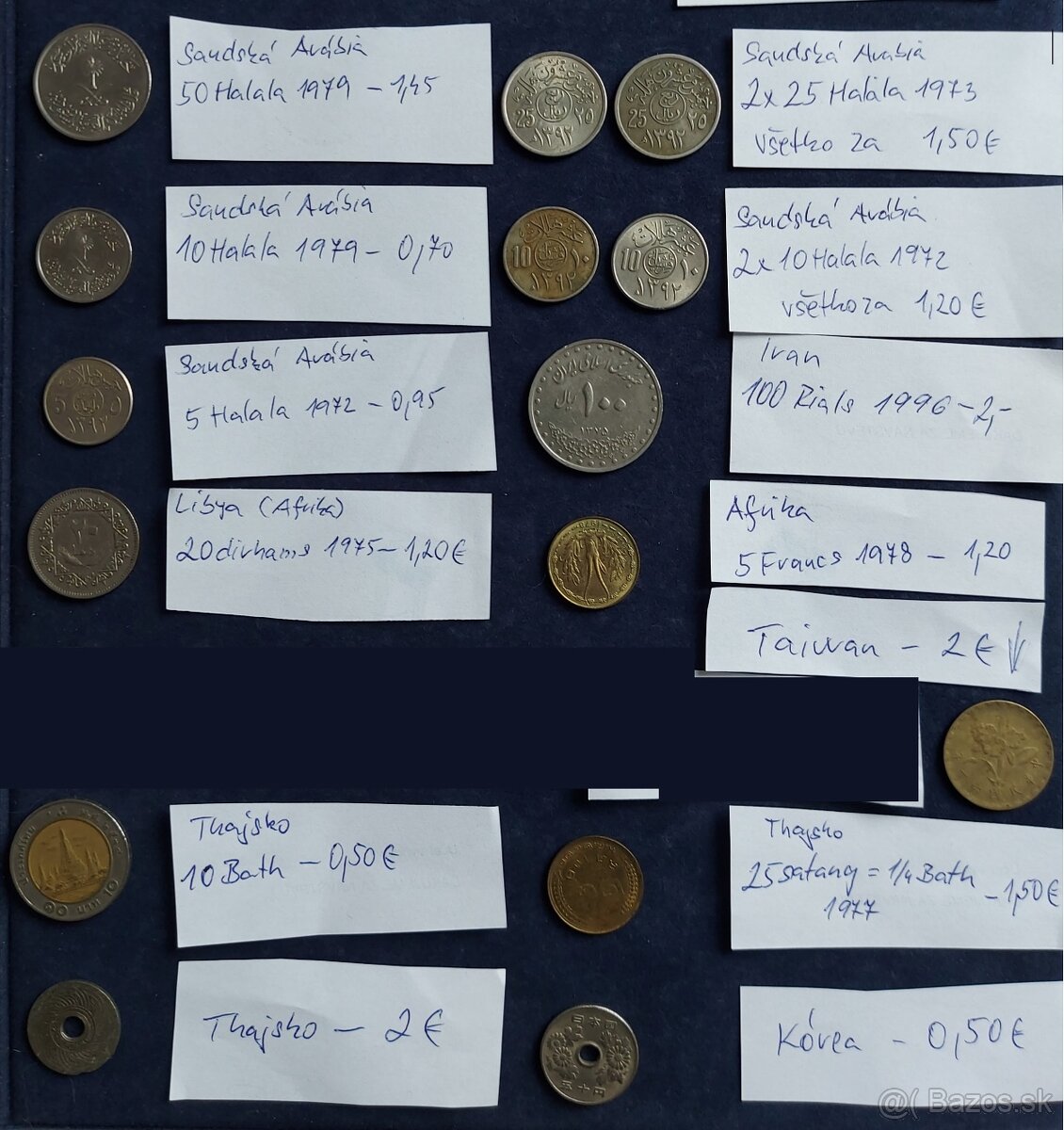Zbierka mincí - Afrika a Ázia "arabské písmo" - 10