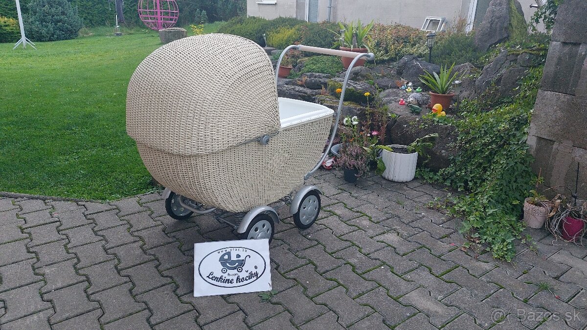 Starozitny kocik pre bábätko - 10