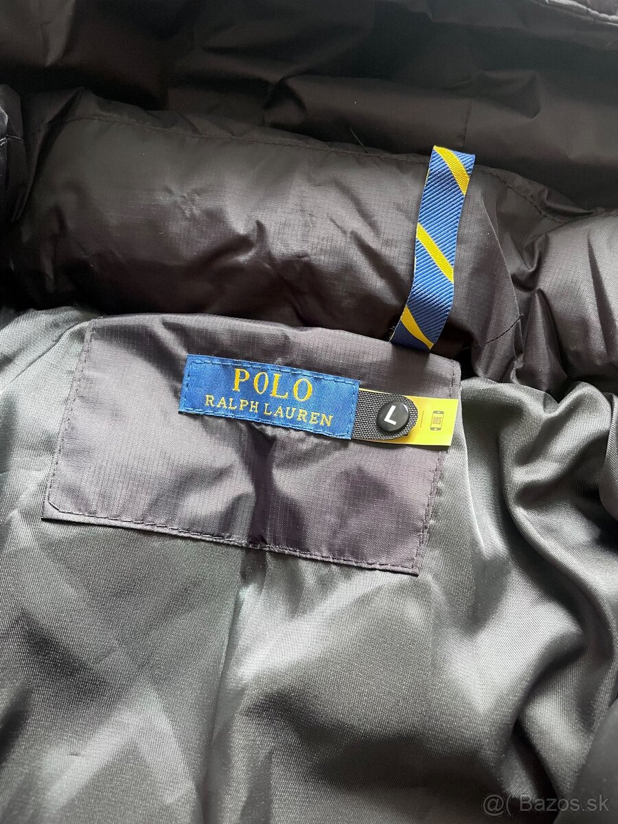 Polo ralph lauren čierna zimná bunda - L - 10