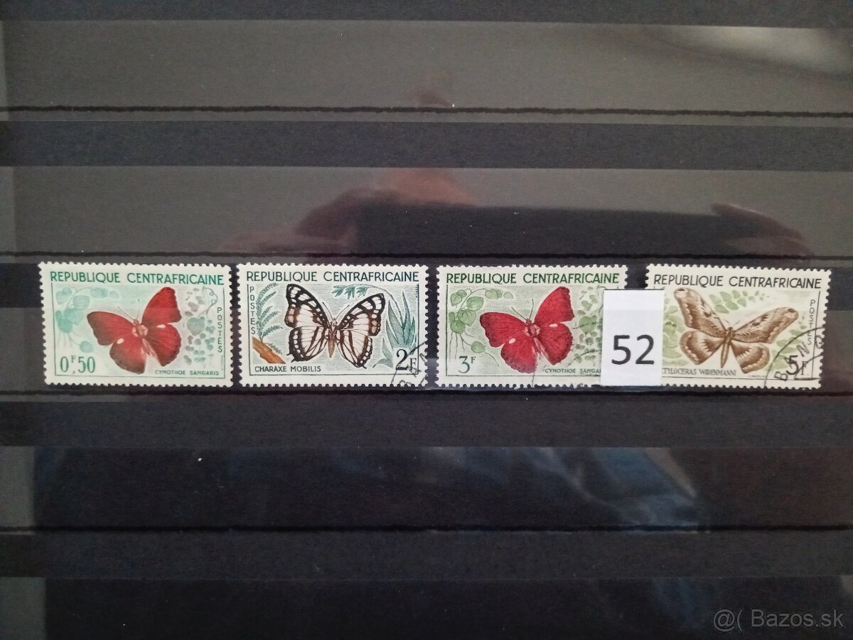 Poštové známky č.473 - AFRIKA III. - 20 sérií - 10