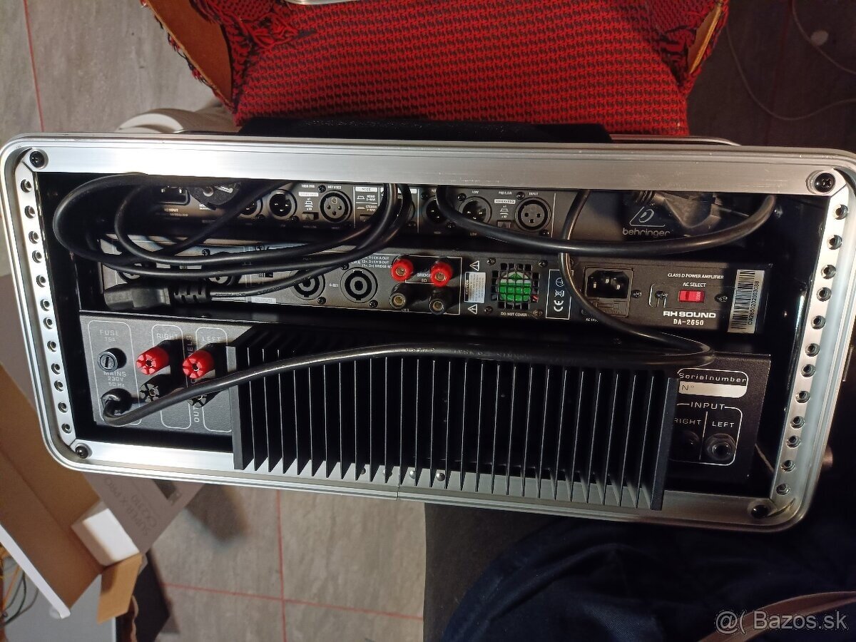 Výkonový case zosilnovače 2x600 + 2x300 W - 10