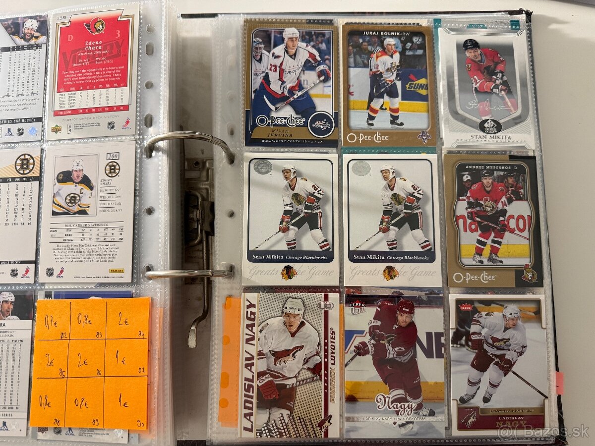 NHL karty - Slovaci - 10