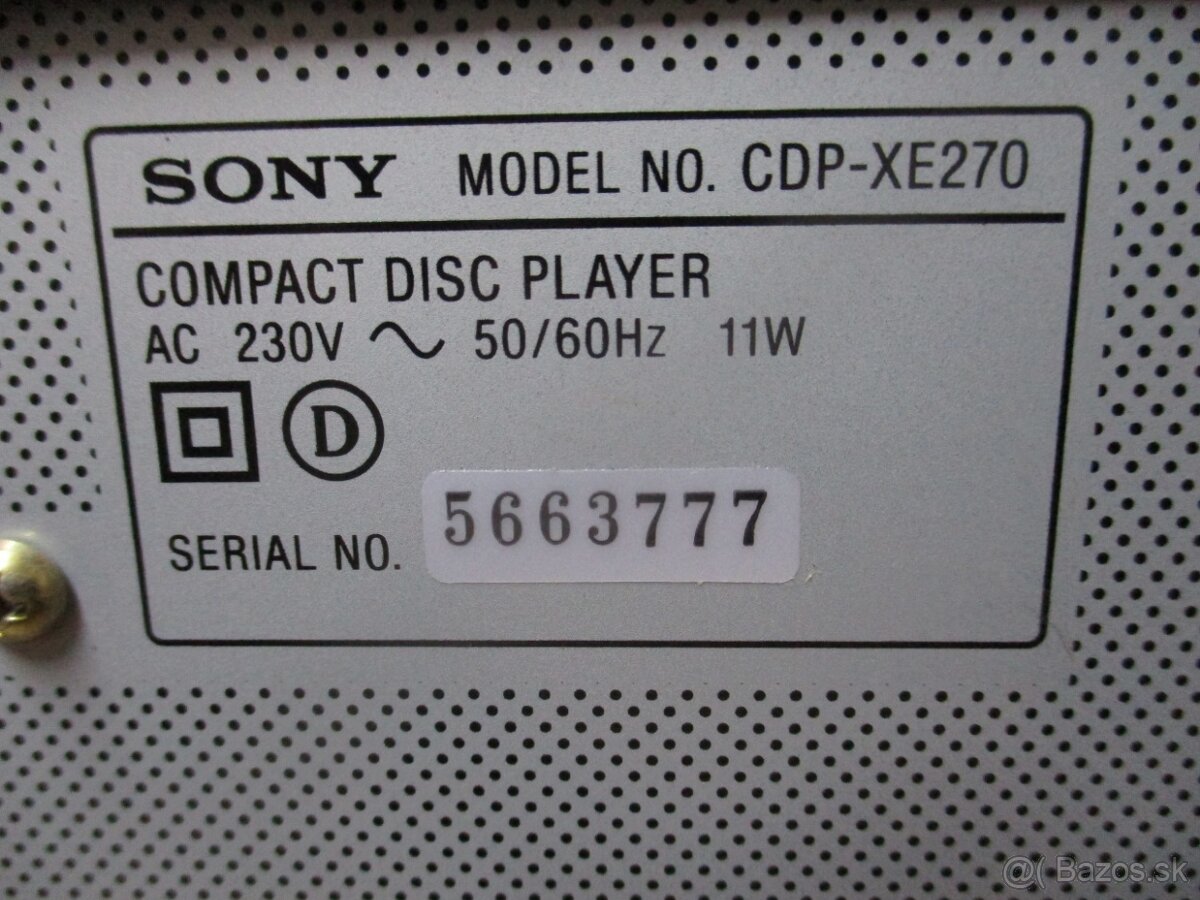 SONY CDP-XE270 cd player - 10