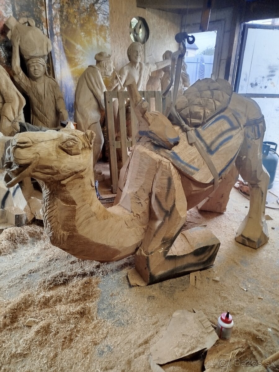 veľký drevený Betlehem - 10