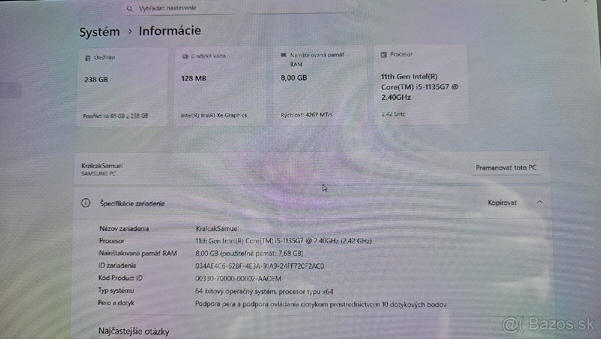 Samsung Galaxy Book Pro 360 Hybrid 2v1 konvertibilny 13,3' - 10