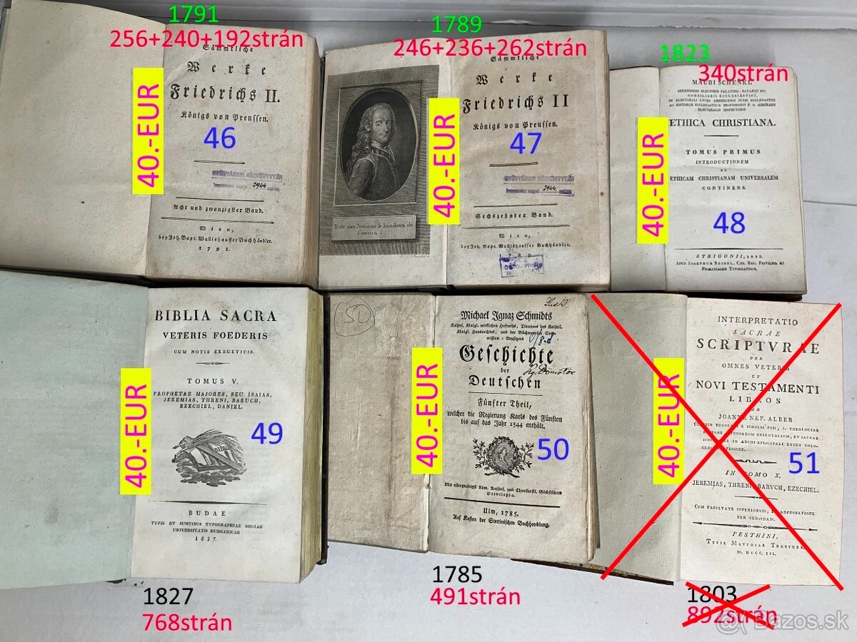 1600 - 1700 veľmi staré knihy - 10