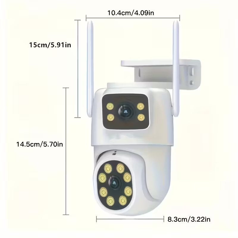 WiFi IP DUAL kamera - Nová v krabici - 10