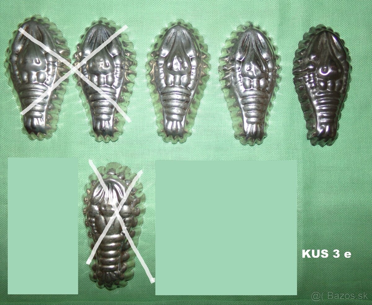 FORMIČKY A VYKRAJOVAČKY, DOBOVÉ na pečenie, pre zberateľov - 10