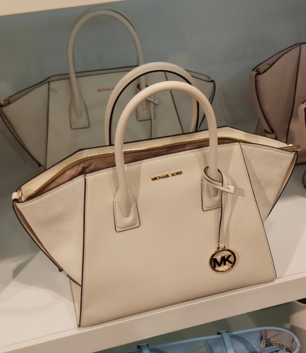 Kožená kabelka Michael Kors Avril - 10