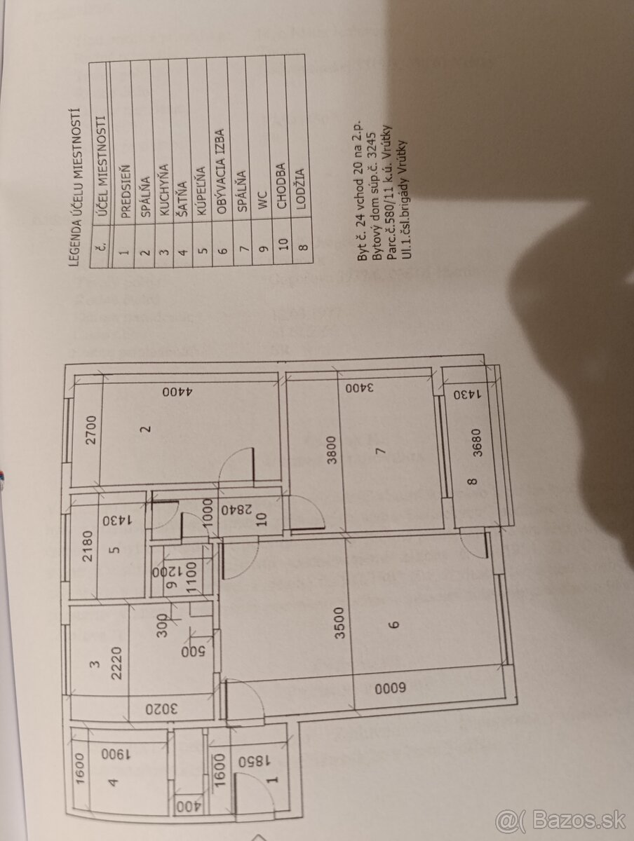 3 izbový byt Vrútky centrum 69m2 - 10