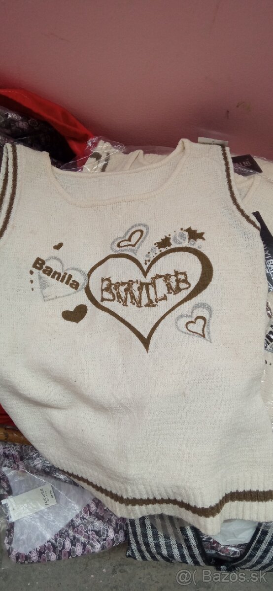 Predam tricka svetriki mix damskie len v celku - 10