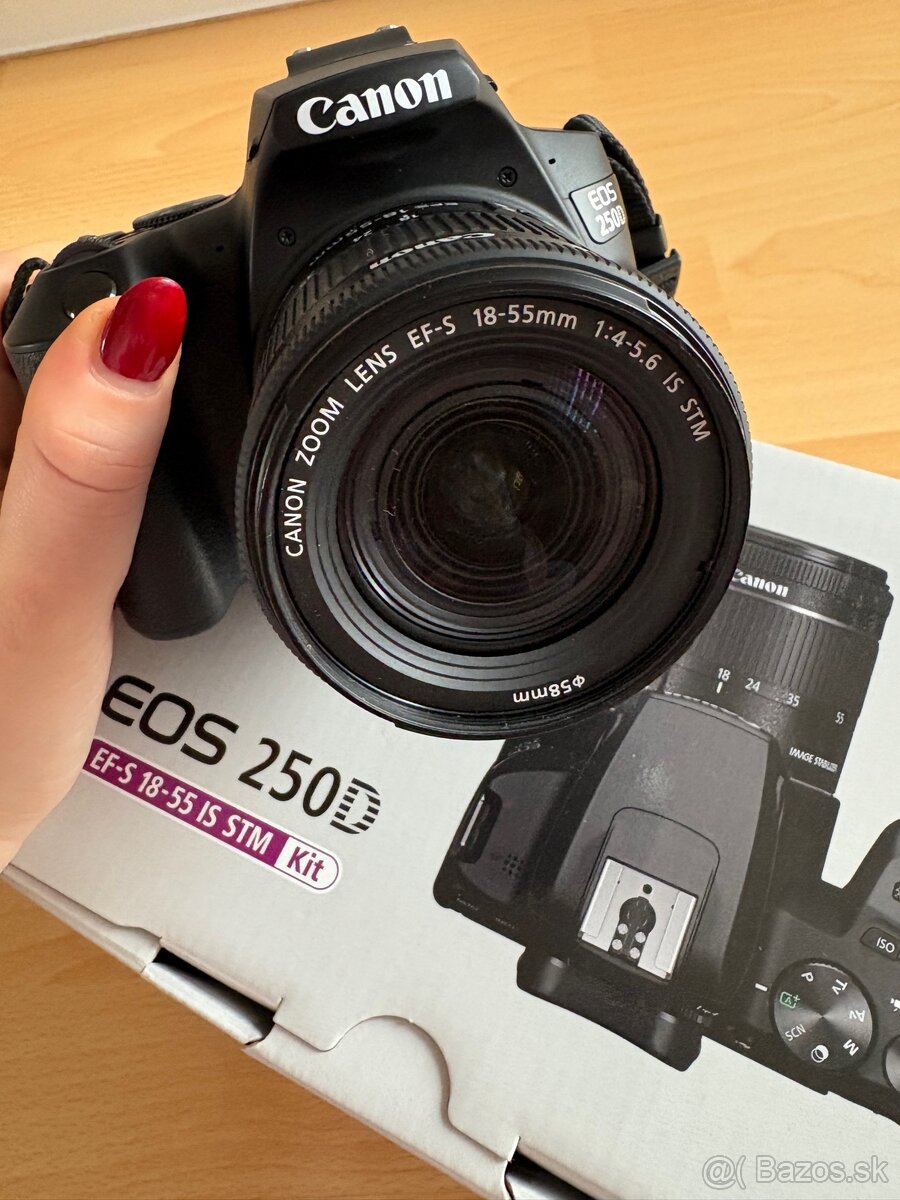 Canon EOS 250D + objektív 18–55mm IS STM (3454C002), čierny - 10