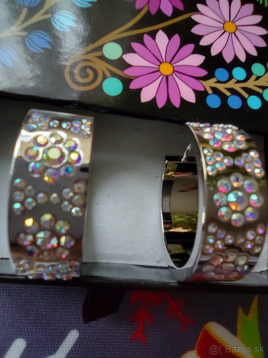 Zľava 15 eur+poštovné grátis - trblietavé náušnice P. Toth - 10