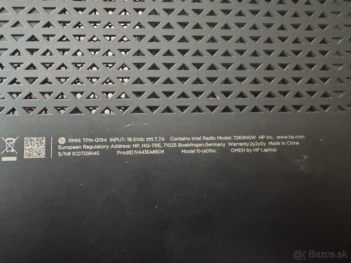 HP Omen 15-ce TPN-Q194 nahradne diely - 10