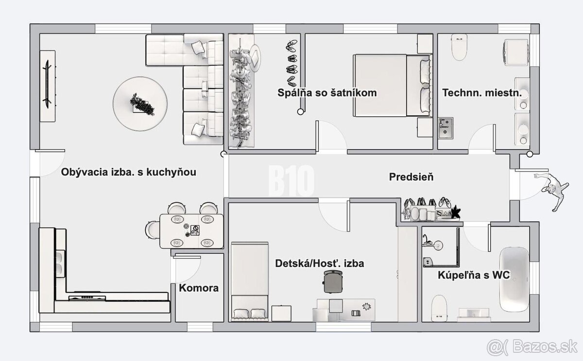 Novostavba- 3i dom- 670 m2 pozemok - 10