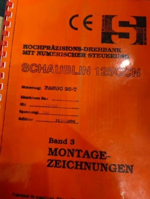 CNC soustruh model Schaublin 125-CCN, rok 1996 - 10