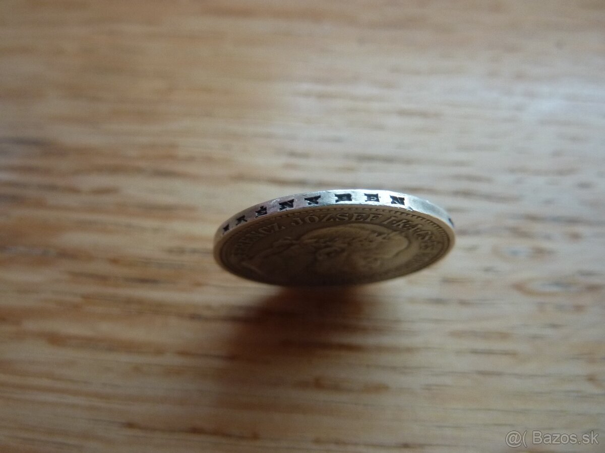 R-U Veľmi vzácna 1 koruna 1913 KB v krásnom zbierkovom stave - 10