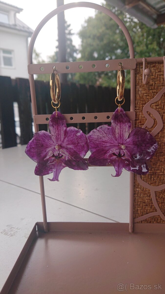 Orchidea náušnice - 10