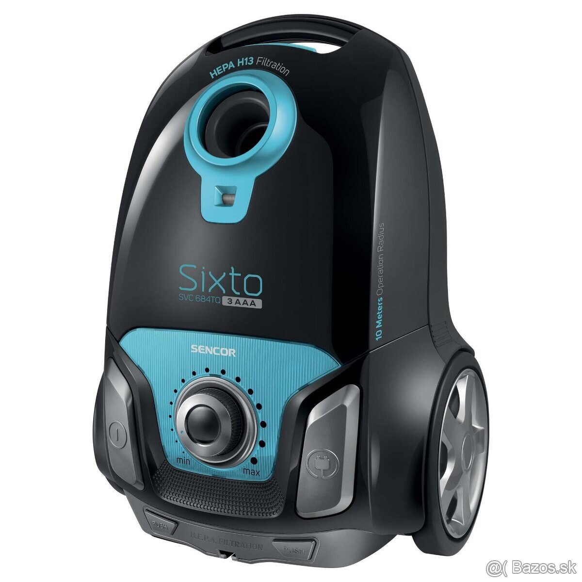 Na predaj používaný vreckový vysávač SENCOR SVC 684TQ SIXTO. - 10