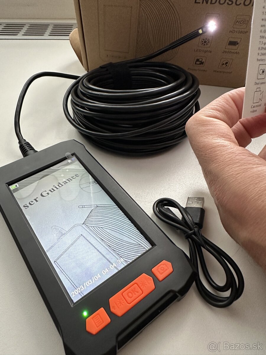 Endoskopicka kamera 10m triple/dualna/mono - 10