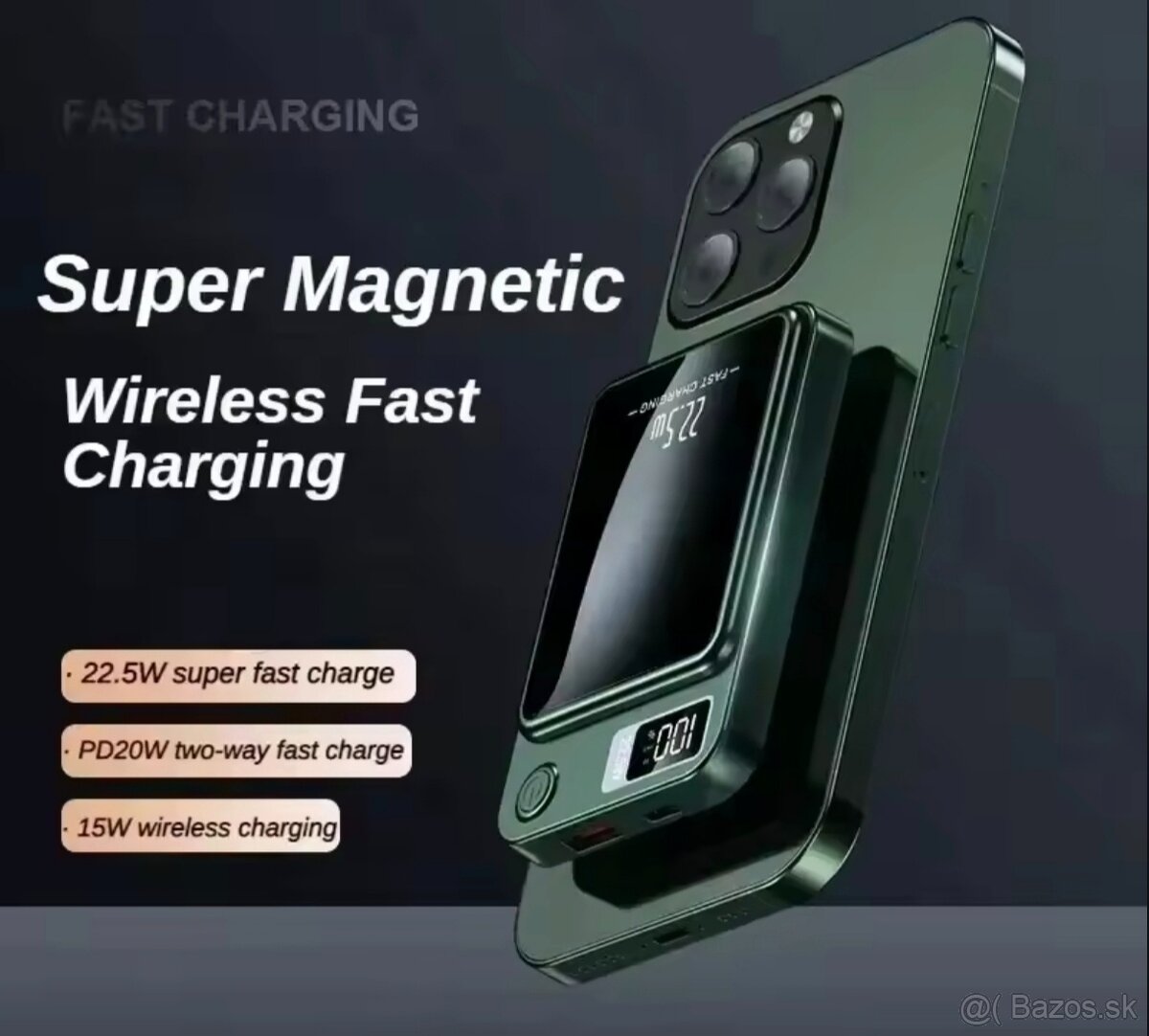 Bezdrôtová magnetická nabíjačka - 10