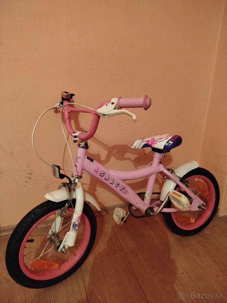 Detský bicykel 16 ružový. - 10