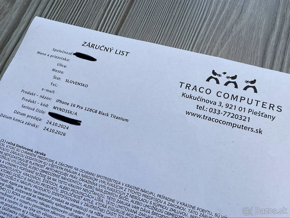 iPhone 16 Pro 128 GB čierny titán - 10