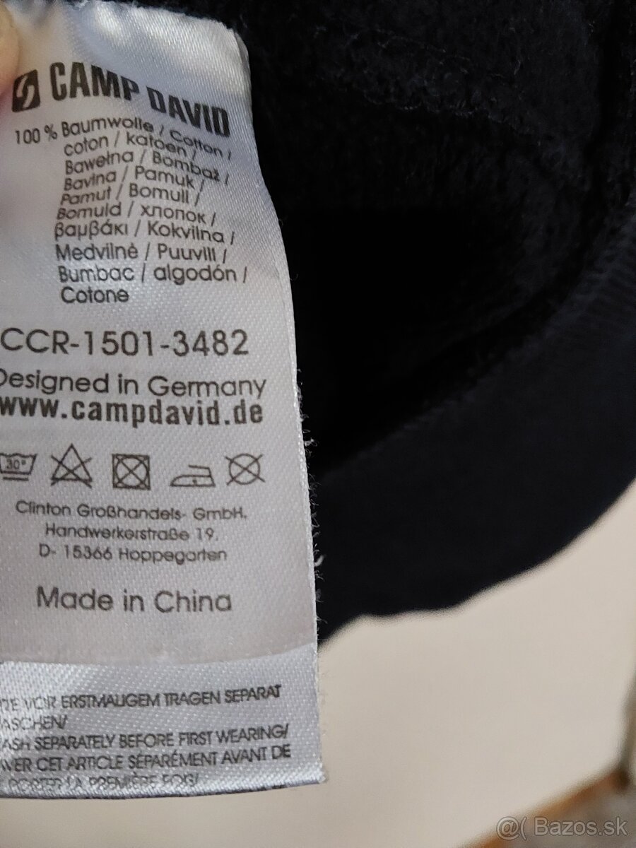 Pánska mikina Camp David tmavá modrá - 10