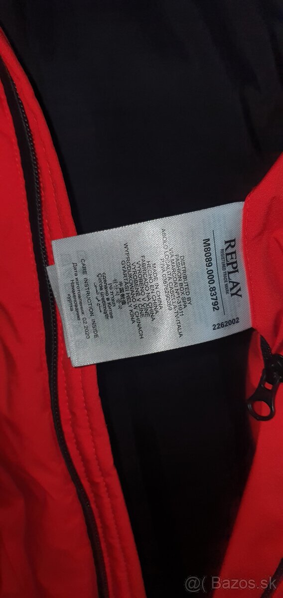 Replay pánska bunda paperova zimna veľkosť L - 10
