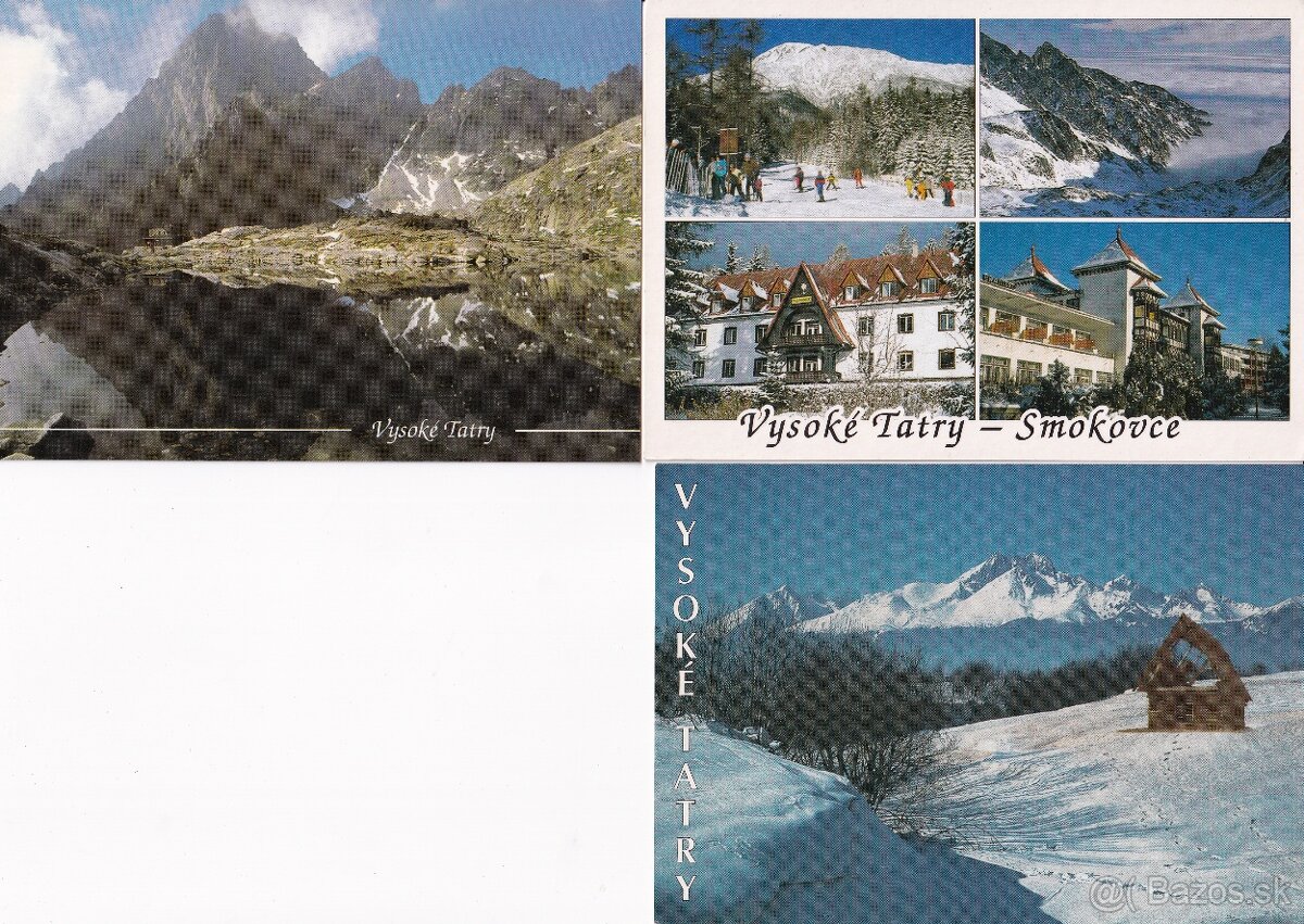 Vysoké Tatry - farebné pohľadnice VF - 10