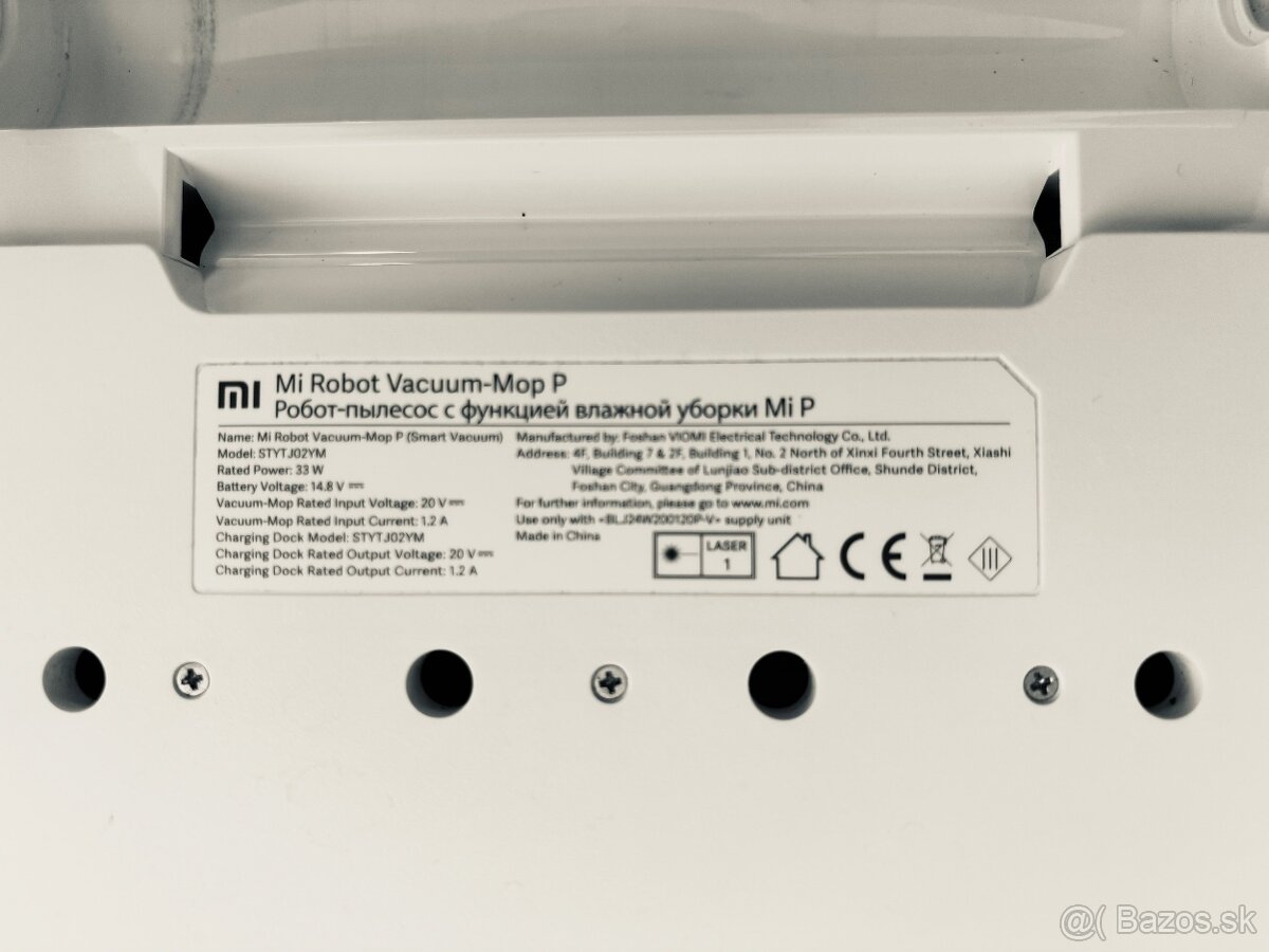 Predám vysávač Xiaomi Mi Robot Vacuum Mop P - 10