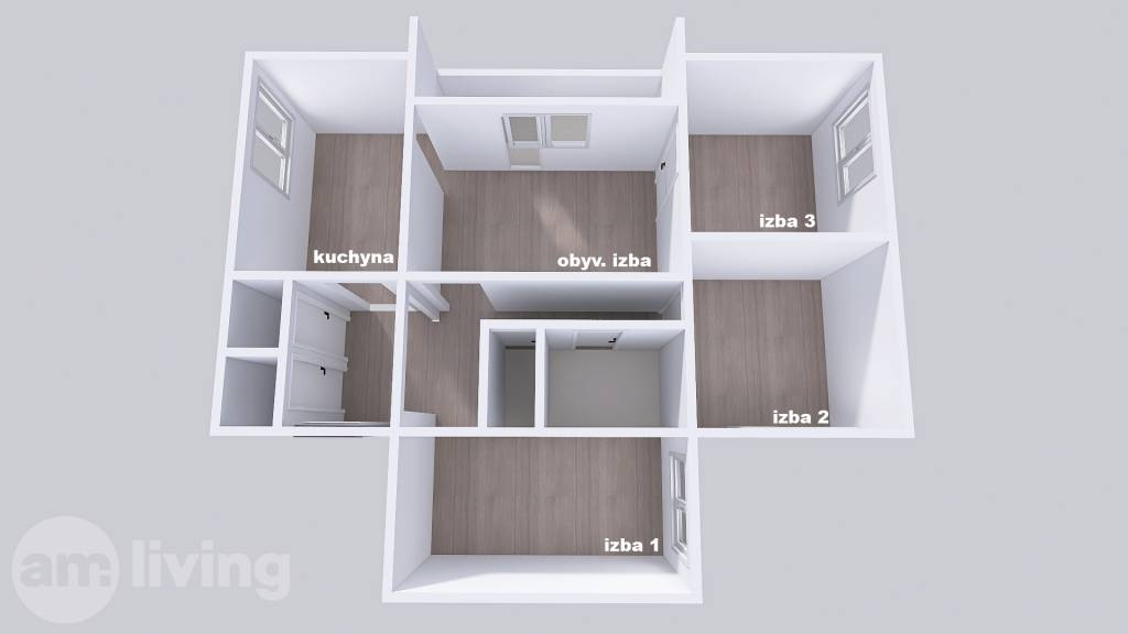 REZERVOVANÉ - 4i byt 80 m2 + loggia - Trenčín - 10