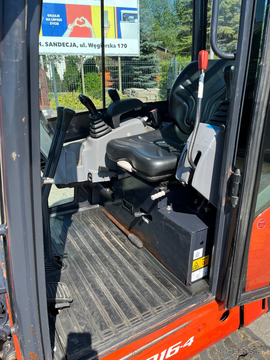 Minibager minirypadlo Kubota KX016-4, JCB Cat Takeuchi - 10