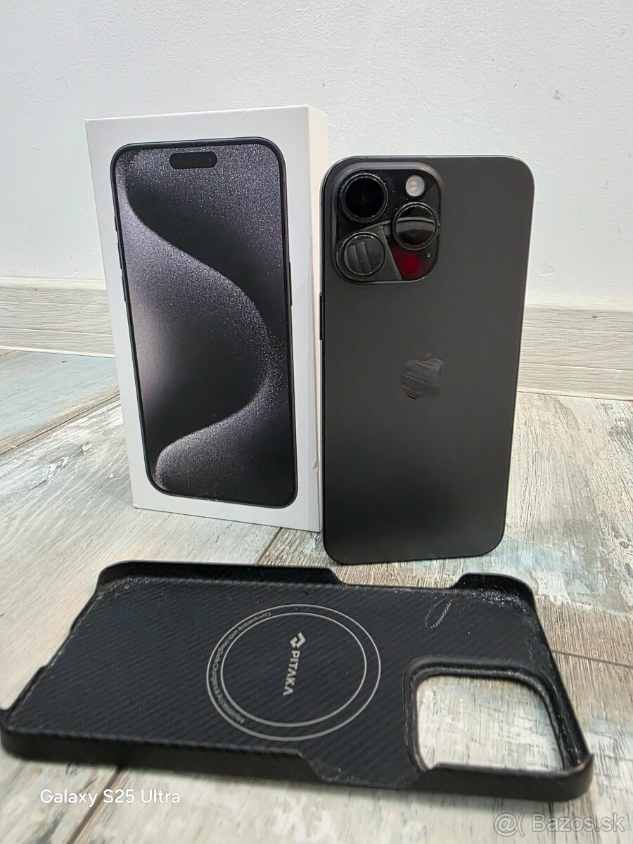 Apple iPhone 15 pro Max Black Titanium 256GB - 10
