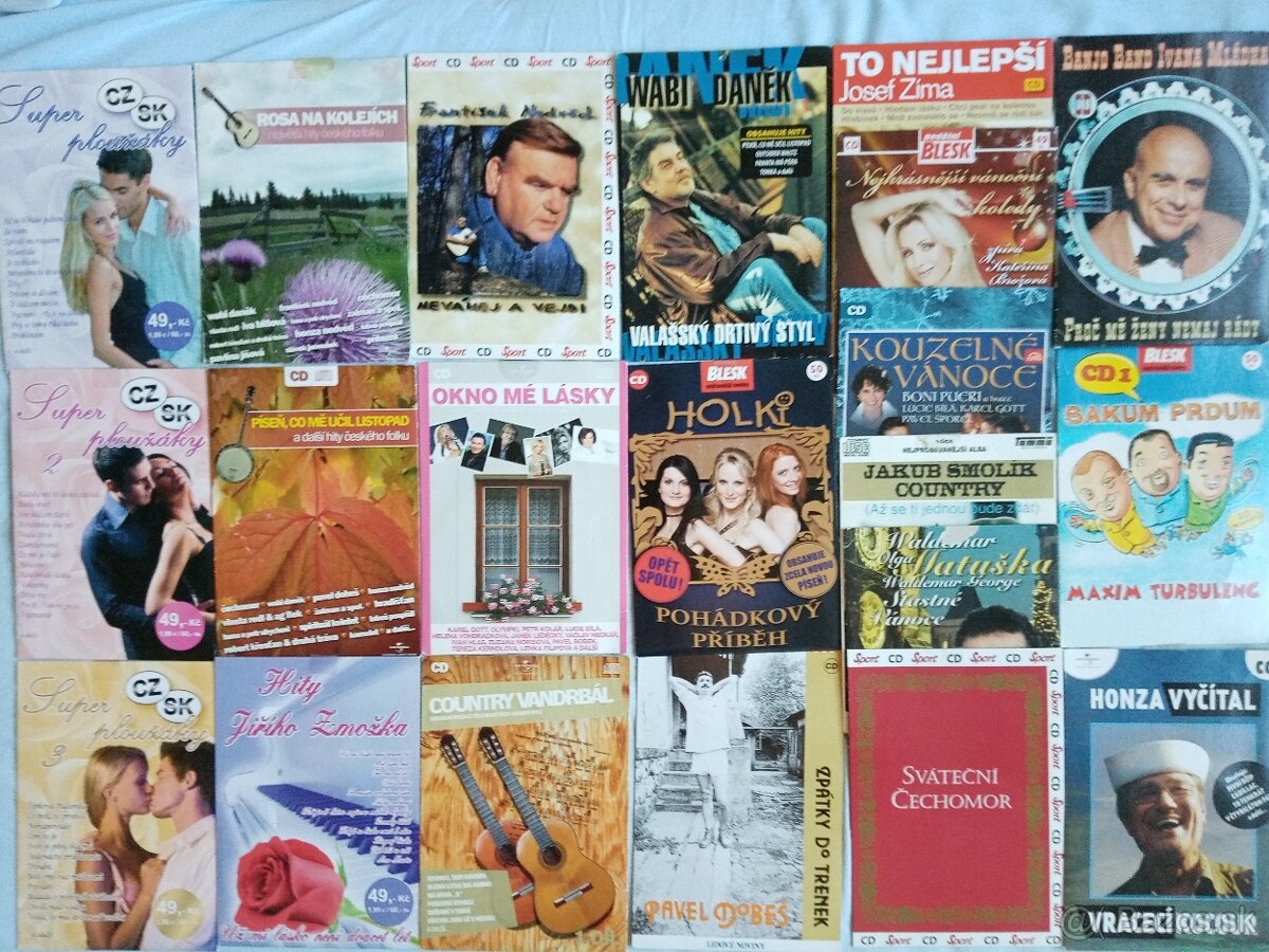 Orig.CD rock a pop (posetky- i nerozdelane) od 1 eura - 10