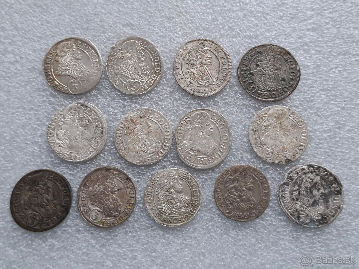 Mince Leopold I. Habsburgsky 1658 – 1705 - 10