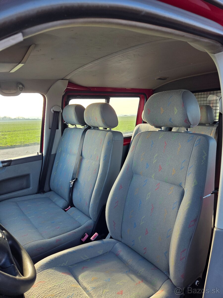 vw t5 transporter long 4x4 6miest - 10