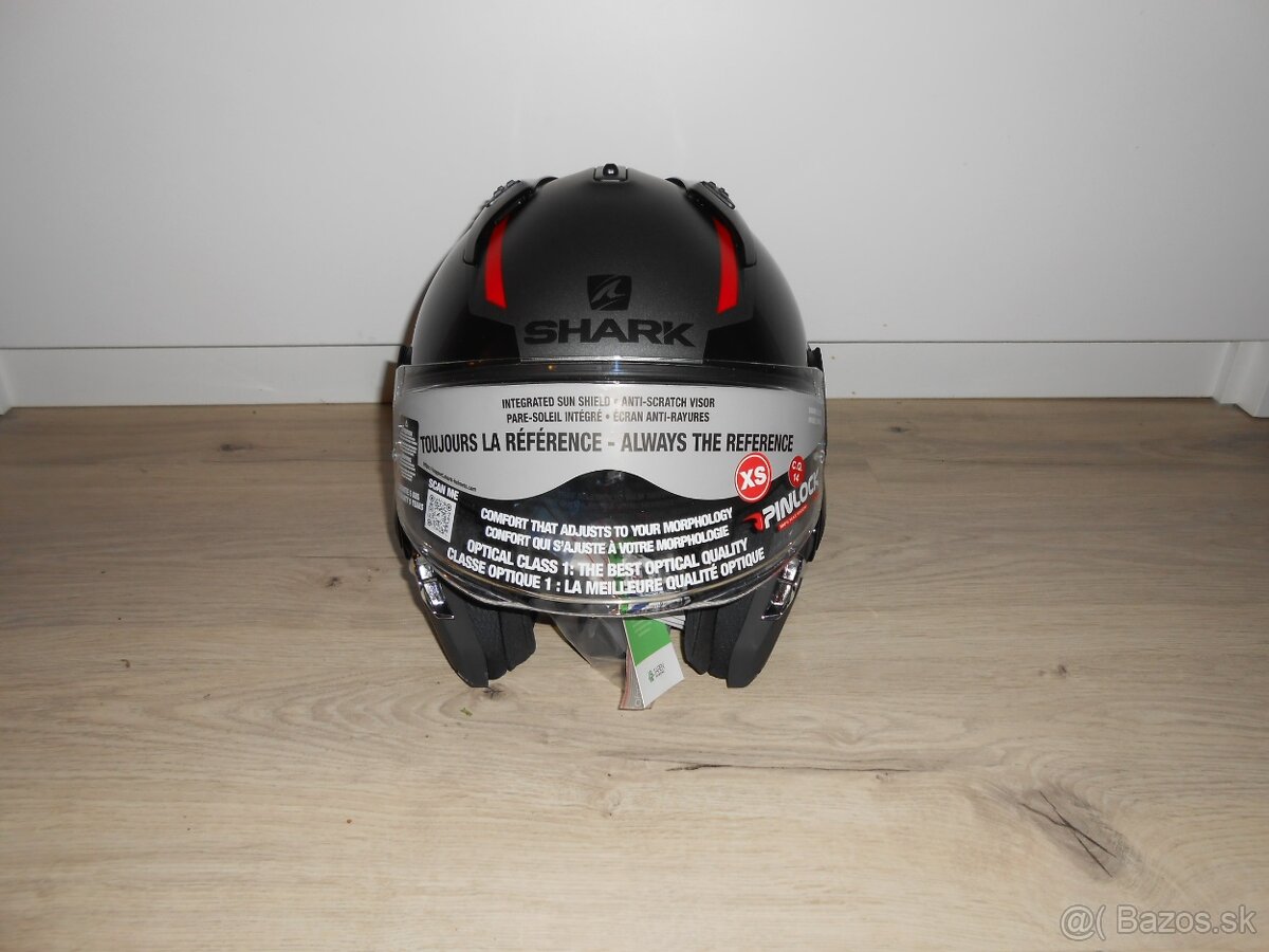 Predam krasnu novu moto prilbu znacky SHARK EVO GT SEAN MAT - 10