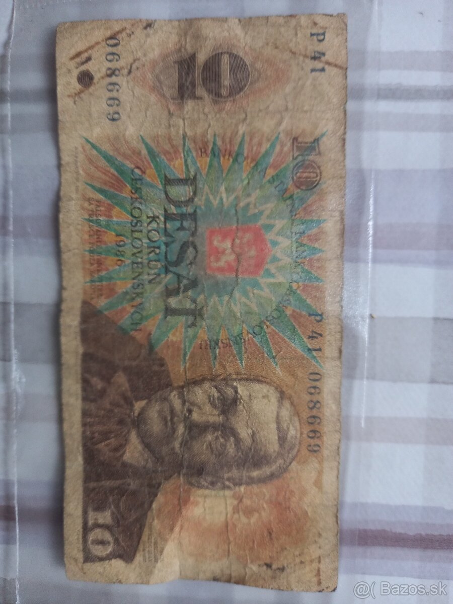 Stare bankovky cesko slovenske - 10