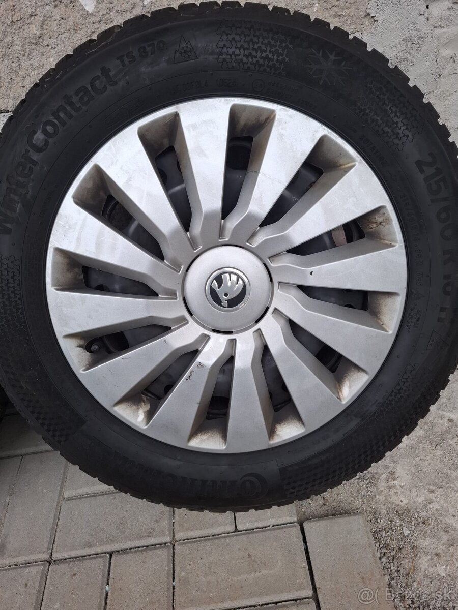 Zimna sada VWGROUP, Continental 215/60 R16,5x112,8 mm, 2024 - 10