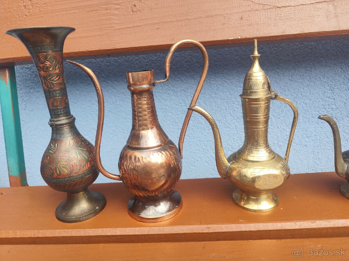mosadzne , medene indicke nadoby svietniky dekoracie - 10