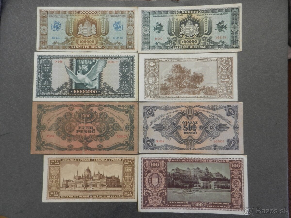 Staré Maďarské bankovky - 10