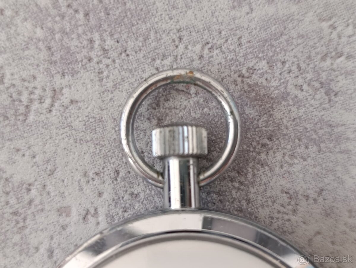 Zajímavé staré německé kapesní stopky Junghans 1/10s. - 10