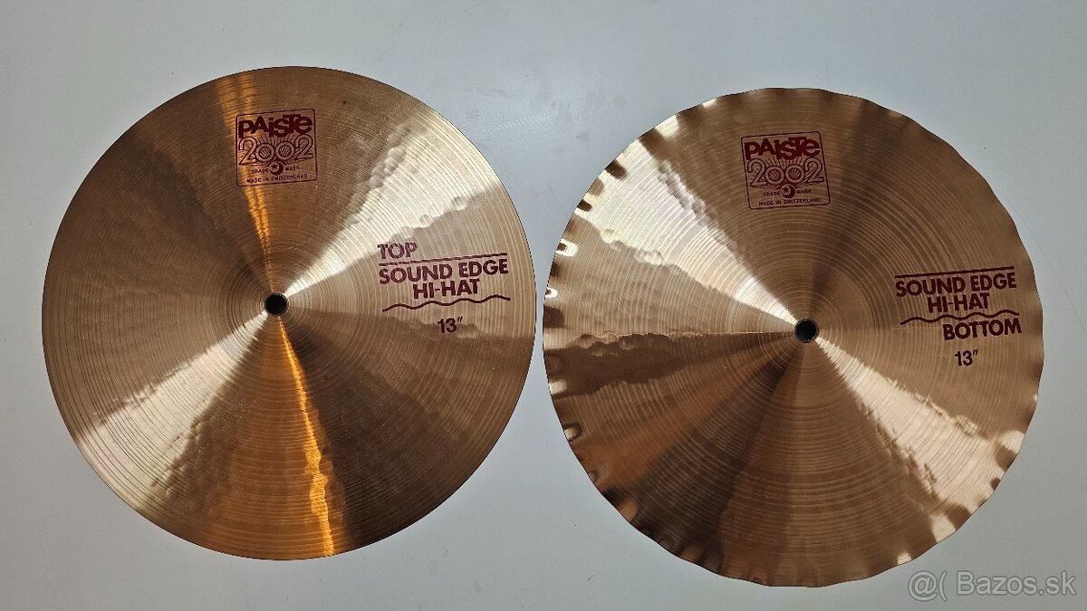 PAISTE 2002 13" HI-HAT, SOUND EDGE - 10