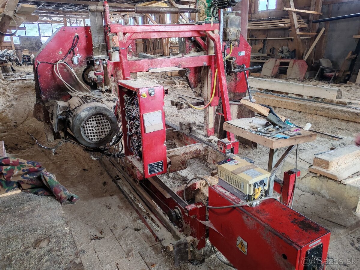 Kmeňová píla, gáter, pásová píla 9m - 10