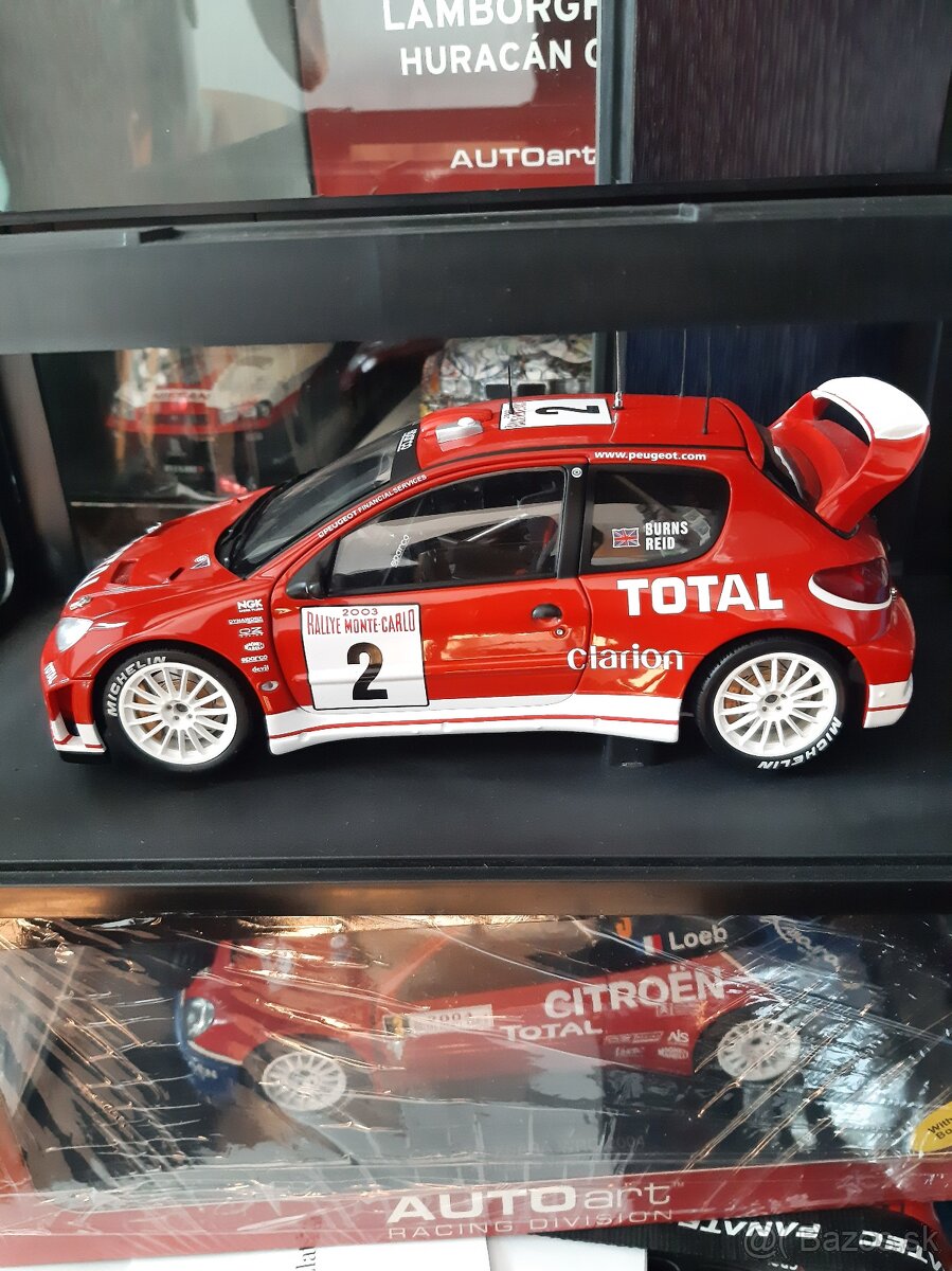 1:18 Autoart ,Kyosho ,Ut Rally modely - 10